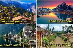 10 Desa wisata ini disebut desa terindah di dunia, Indonesia juga ada