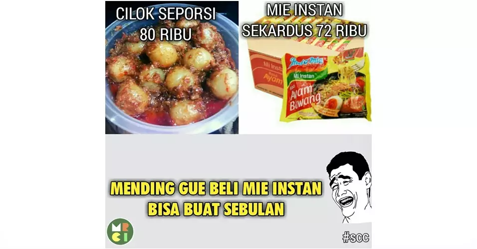 8 Meme cilok muncrat jualannya Mulan Jameela, bikin nggak nahan