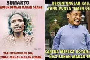 10 Meme 'teman makan teman' ini lucunya nyindir banget