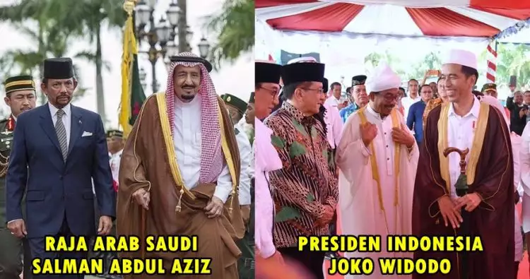 Presiden Jokowi kenakan jubah persis Raja Salman saat peresmian ini