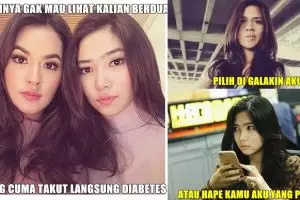 12 Meme Raisa vs Isyana ini bikin susah milih deh