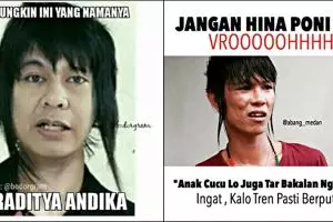 10 Meme Andika Kangen Band ini klasik abis, kocaknya awet banget