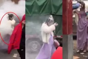 Prank jadi tradisi pernikahan, bridesmaid ini jadi korban sesak napas