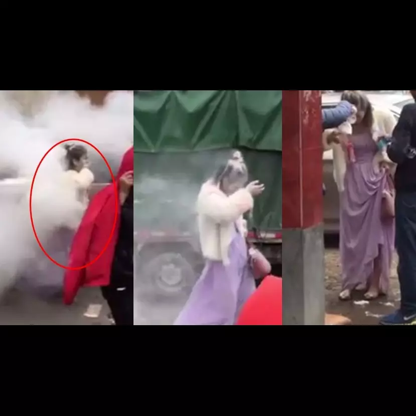 Prank jadi tradisi pernikahan, bridesmaid ini jadi korban sesak napas