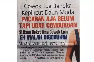 7 Judul koran 'asmara berujung pidana' ini kocaknya bikin ketawa lepas