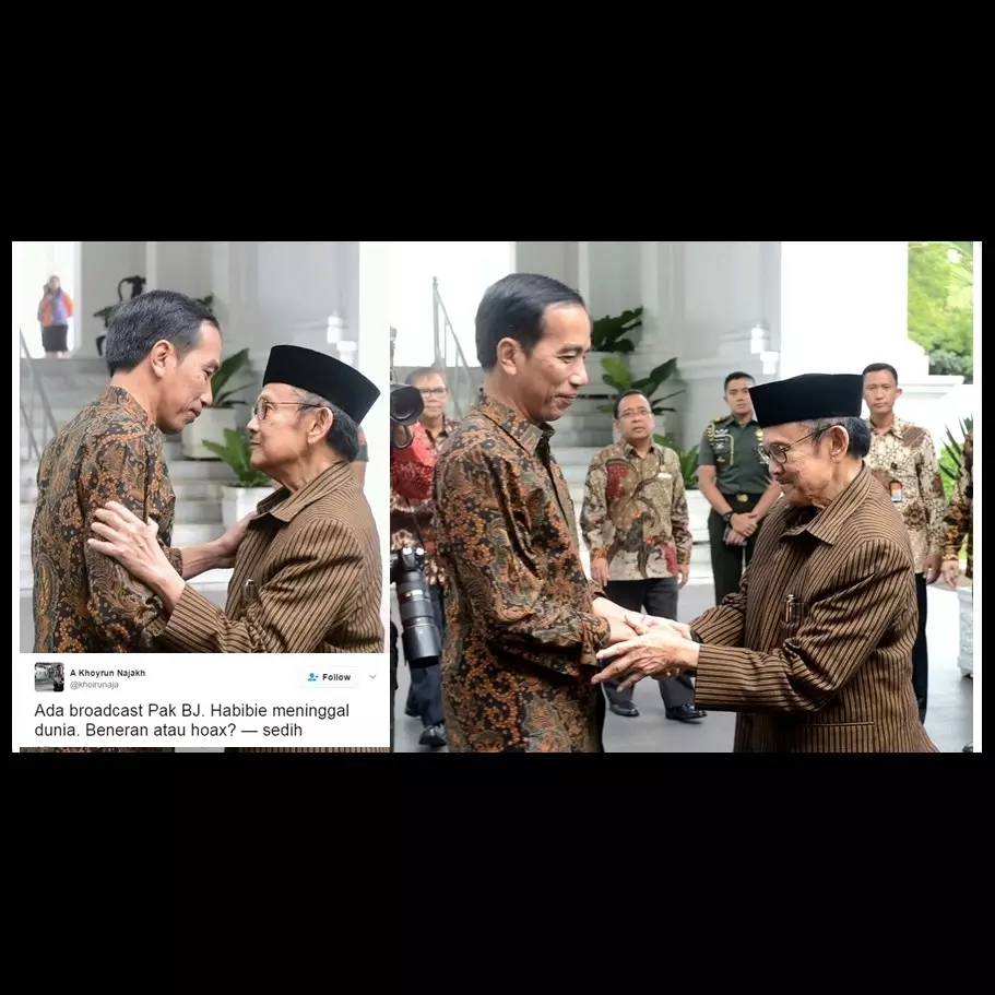 BJ Habibie sudah 5 kali dikabarkan meninggal sejak 2012 hingga 2017
