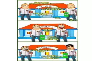 9 Komik strip gambarkan gokilnya obrolan masa SMA ini bikin kangen