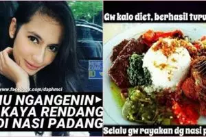 10 Meme nasi padang ini akan buat kamu lapar seketika
