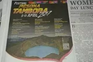 Iklan Festival Pesona Tambora ini ada yang salah, kamu tahu nggak?