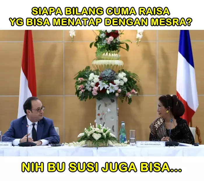 7 Meme 'kunjungan Presiden Prancis' ini kocaknya kebangetan