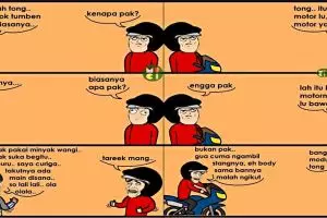 8 Obrolan lucu polantas dengan pemotor ini bikin ngakak seharian