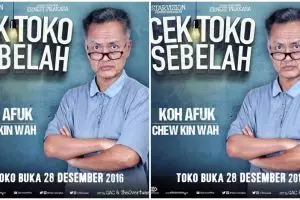 12 Foto keseharian Chew Kin Wah 'Cek Toko Sebelah', selucu di film?