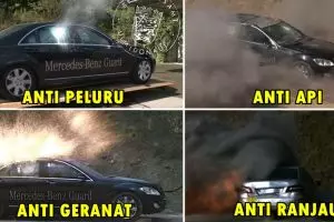 Ini penjelasan kehebatan mobil kepresidenan anti peluru & granat