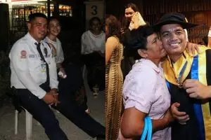 Luar biasa, satpam ini kerja sambil kuliah di tempat yang sama