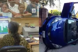 13 Potret kelakuan konyol orang di tempat umum, ada-ada aja