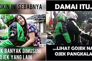 11 Meme ojek online ini lucunya antar khayalanmu ke puncak tertinggi