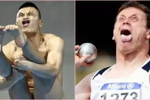 10 Ekspresi muka kocak atlet saat berlaga, antara sadar atau nggak