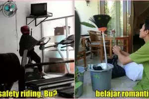 15 Foto kelakuan nyentrik orang Indonesia, sulit dicari bandingannya