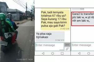 5 Kasus lucu pelanggan & tukang ojek online bikin ketawa, ada-ada aja