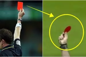 Ini alasan kenapa kartu merah di sepak bola bentuknya lingkaran