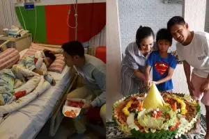 Digugat cerai istri, yuk cek 11 foto kedekatan Ibnu Jamil dan keluarga