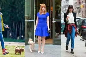 10 Gaya seleb saat keluar sama hewan peliharaan, tetep stylish dong