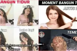 10 Meme lucu 'bangun tidur' ini bikin kamu terdiam terpana terbata