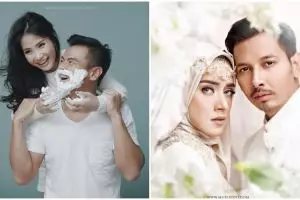 Yuk intip foto prewedding 7 pasangan seleb ini, tinggal sebar undangan