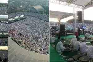 15 Foto tunjukkan dahsyatnya acara istigasah kubro harlah NU ke-94