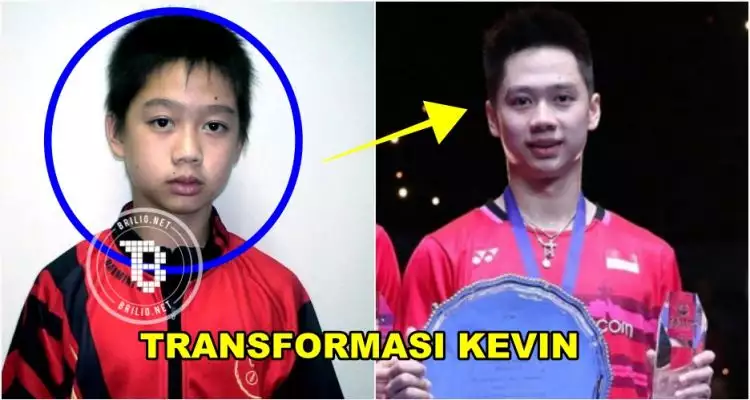 12 Foto transformasi Kevin Sanjaya, ada foto pas raih hadiah Rp 1 juta