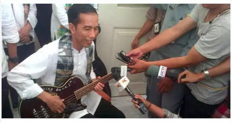 Ini formasi jika menteri era Jokowi bermain band, apa nama yang cocok?