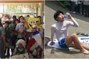 10 Foto buku tahunan ala siswa Korsel ini ngocol abis, bisa ditiru nih