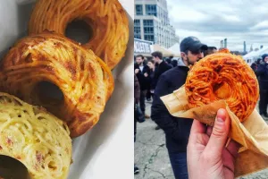 Kreasi spageti donat ini uniknya bikin nggak sabar pengen nyobain