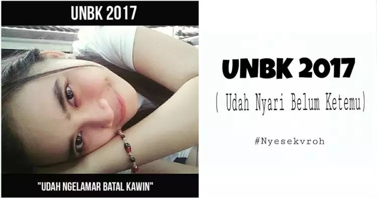12 Meme singkatan UNBK 2017 ini kocaknya bikin ketawa lepas