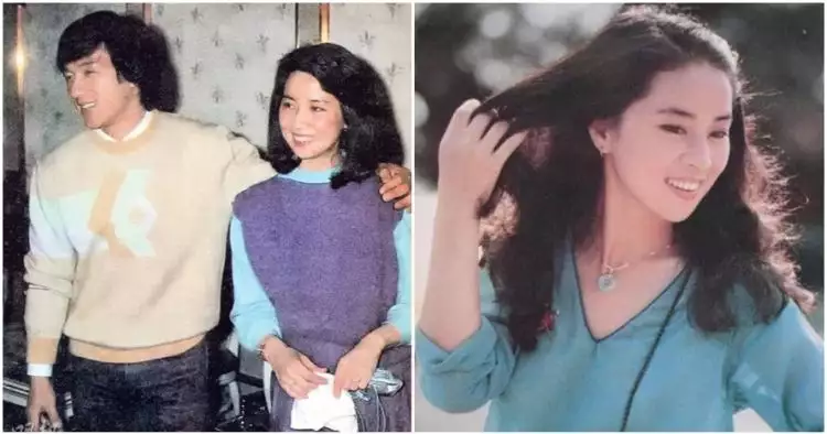 10 Foto cantiknya istri Jackie Chan saat masih muda