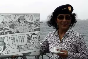 Karakter komik Jepang ini mirip Menteri Susi Pudjiastuti, setuju?
