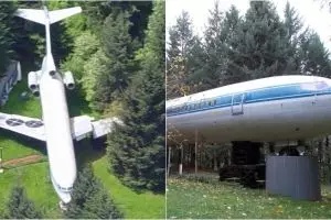 Pesawat Boeing 727 dibuat rumah, penampakan isinya bikin melongo