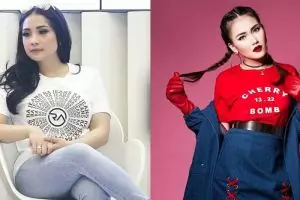 Perhatikan 4 foto artis cantik Tanah Air ini, ilusi optik atau editan?