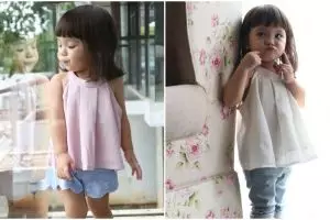 Menggemaskan, begini 10 foto gaya baby Gempi saat jadi model iklan