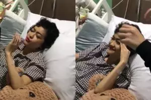 Dikabarkan mulai hilang kesadaran, begini kondisi terbaru Julia Perez