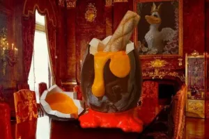 Telur Paskah ini beratnya capai 100 kg, dibanderol Rp 400 jutaan