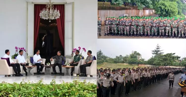 15 Potret tunjukkan persiapan matang TNI & Polri kawal Pilgub DKI II
