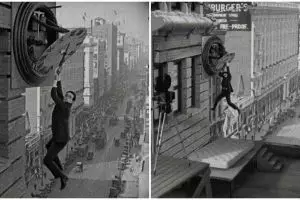 5 Foto ini ungkap trik pengambilan gambar pada era film senyap