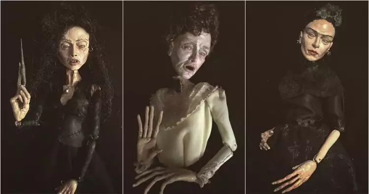 10 Boneka seram karya seniman ini bikin nggak berani lihat lama-lama