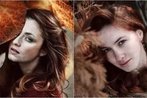 15 Potret wanita berambut merah menyala, cantiknya alami