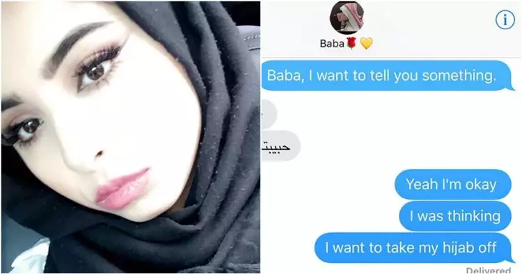 Jawaban ayah saat ditanya putrinya yang 'akan' lepas hijab ini menohok