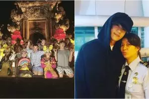 10 Foto seru  pemain 'Strong Woman Do Bong-soon' saat liburan di Bali