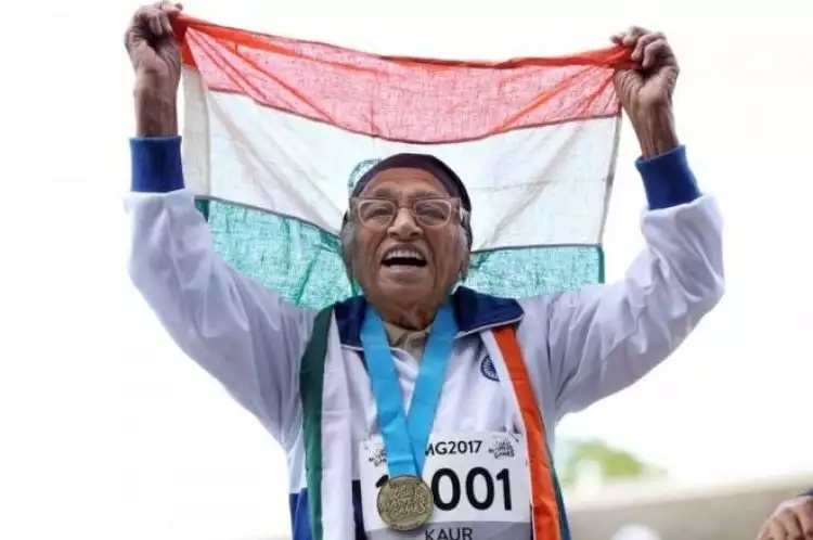 Nenek usia 101 tahun ini menang lomba lari 100 meter, top dah