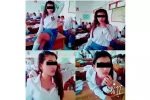 Ini identitas siswi SMA yang heboh gara-gara foto hot di dalam kelas
