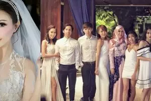 10 Potret momen pernikahan Ryn, jadi ajang reuni eks Cherrybelle